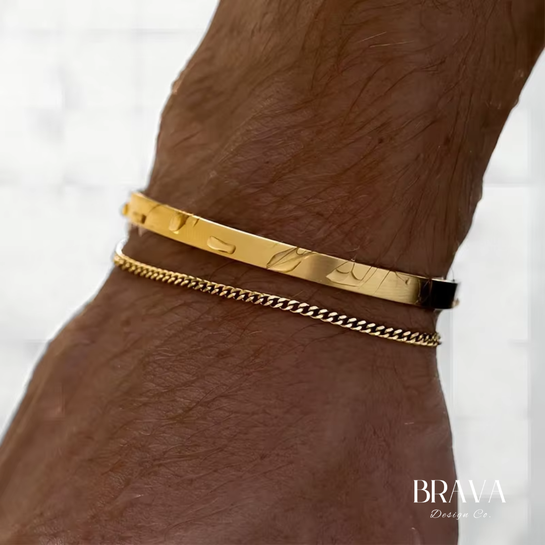 Golden Layers™ Layered Gold Bracelet Set