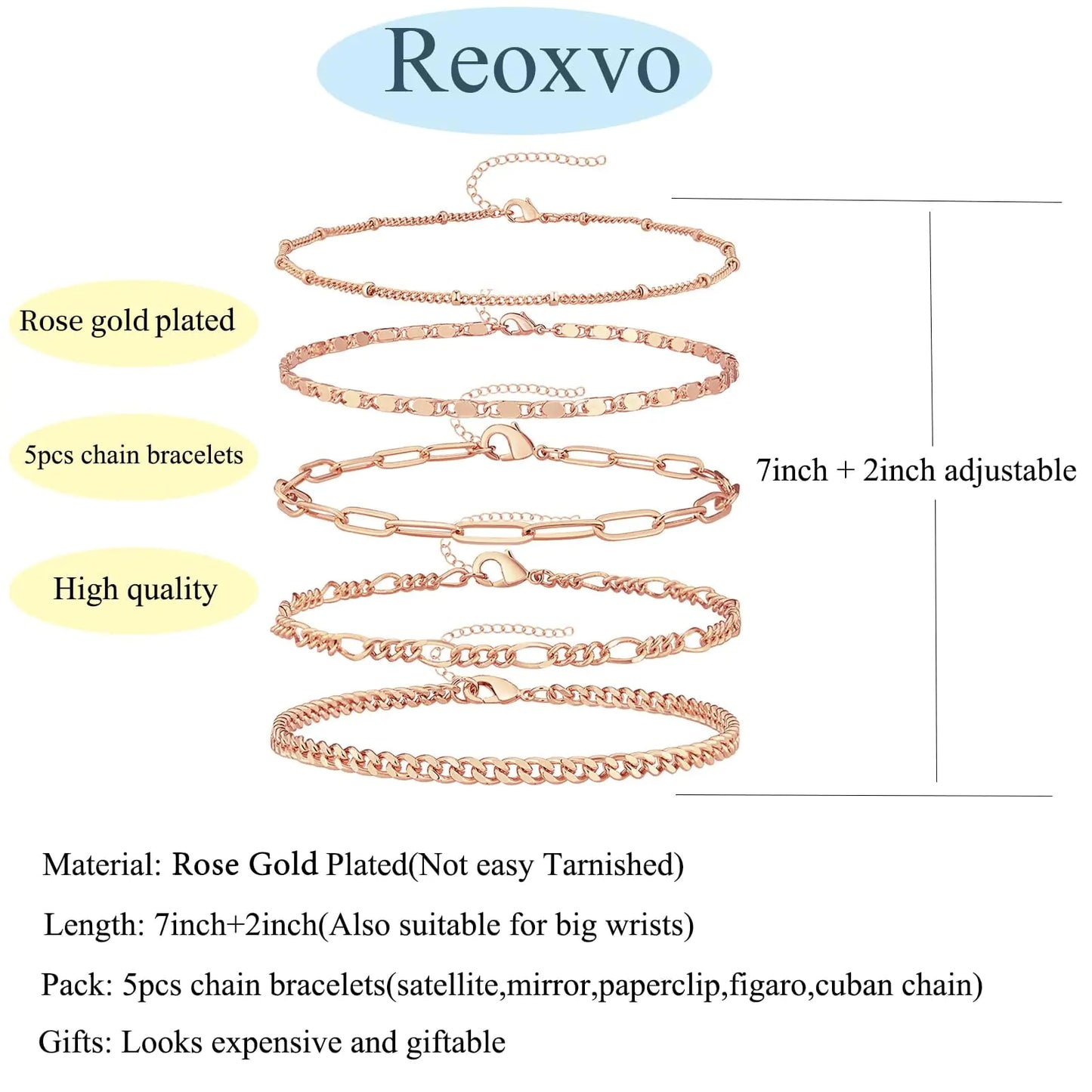 Golden Charm Set™ Dainty Rose Gold Set
