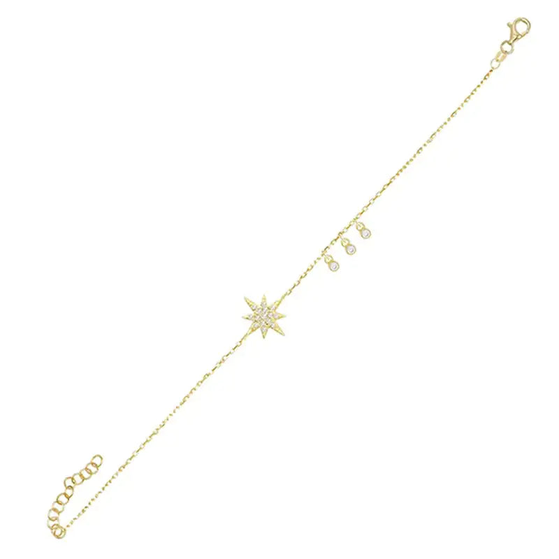 Celestial Glow™Astro Diamond Gold Bracelets