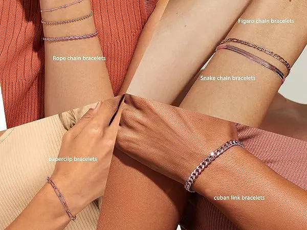 Golden Charm Set™ Dainty Rose Gold Set