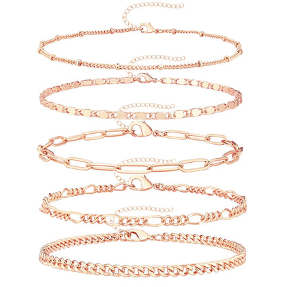 Golden Charm Set™ Dainty Rose Gold Set